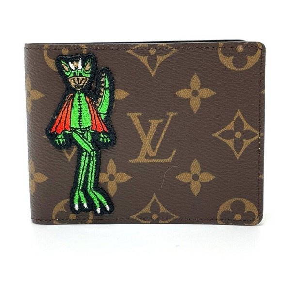 UNUSED LOUIS VUITTON Animal Monogram Portefeuille Slender NM Bill wallet - Picture 1 of 10